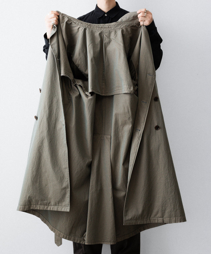 ssstein(シュタイン)のVINTAGE TRENCH COAT - KHAKI BEIGEの公式通販サイトsession福岡セレクトショップ