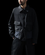 画像をギャラリービューアに読み込む, ANTHEM A アンセムエーのCRACK TERRY BLOUSONのBLUE GRAY 公式通販サイトsession福岡セレクトショップ
