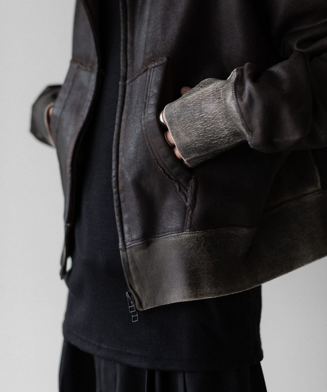 SUBLATIONS サブレーションズのCRACKING COATED PARKAのBROWN BASE 公式通販サイトsession福岡セレクトショップ