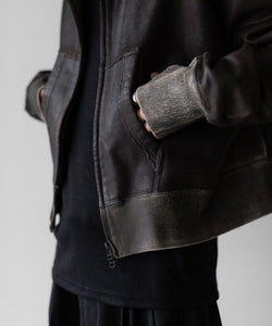 SUBLATIONS / サブレーションズ】CRACKING COATED PARKA - BROWN BASE
