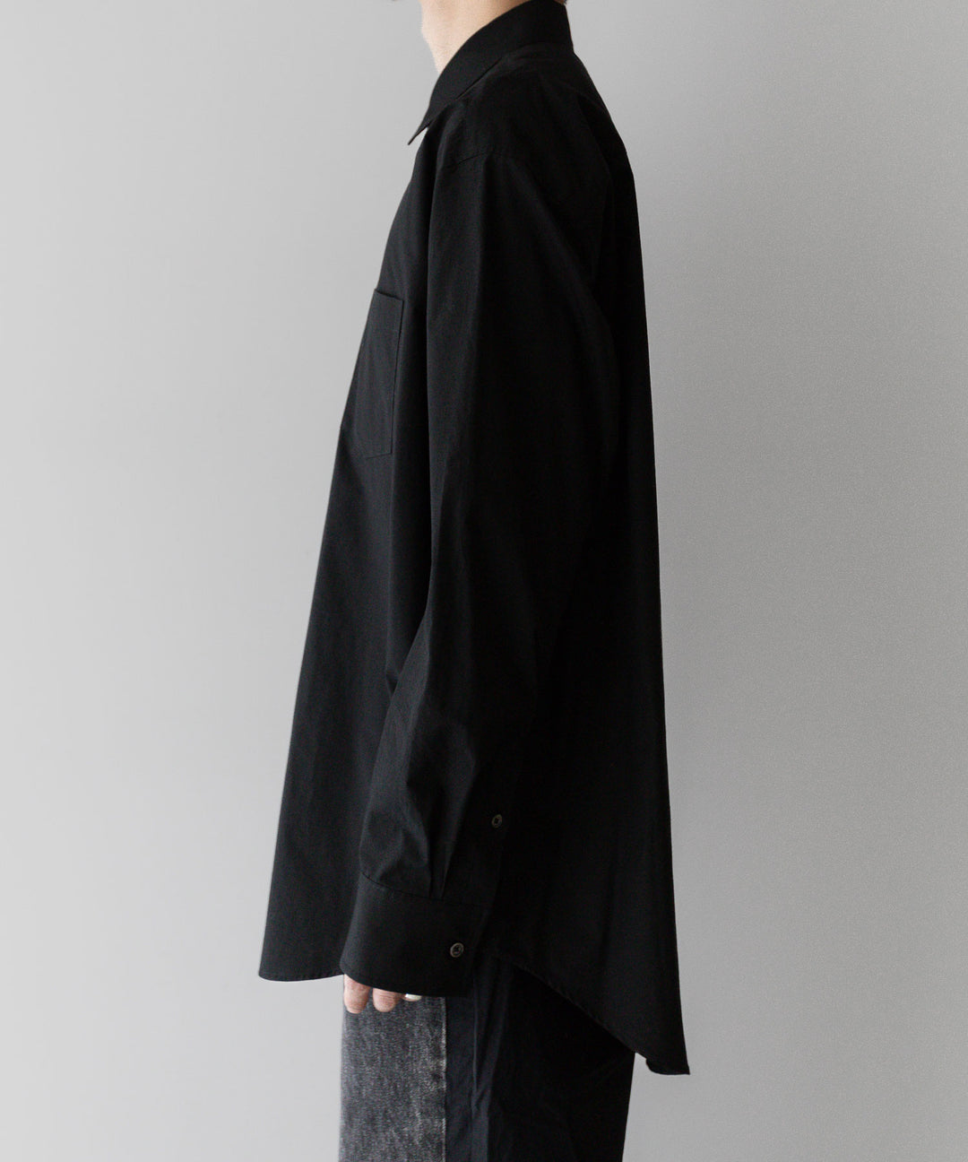 stein(シュタイン)の24SSコレクションOVERSIZED STANDARD SHIRTのBLACK
