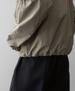 画像をギャラリービューアに読み込む, ssstein(シュタイン)の24AWコレクション NYLON TWILL HOODED ZIP UP JACKET - BEIGE 公式通販サイトsession福岡セレクトショップ
