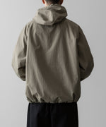 画像をギャラリービューアに読み込む, ssstein(シュタイン)の24AWコレクション NYLON TWILL HOODED ZIP UP JACKET - BEIGE 公式通販サイトsession福岡セレクトショップ
