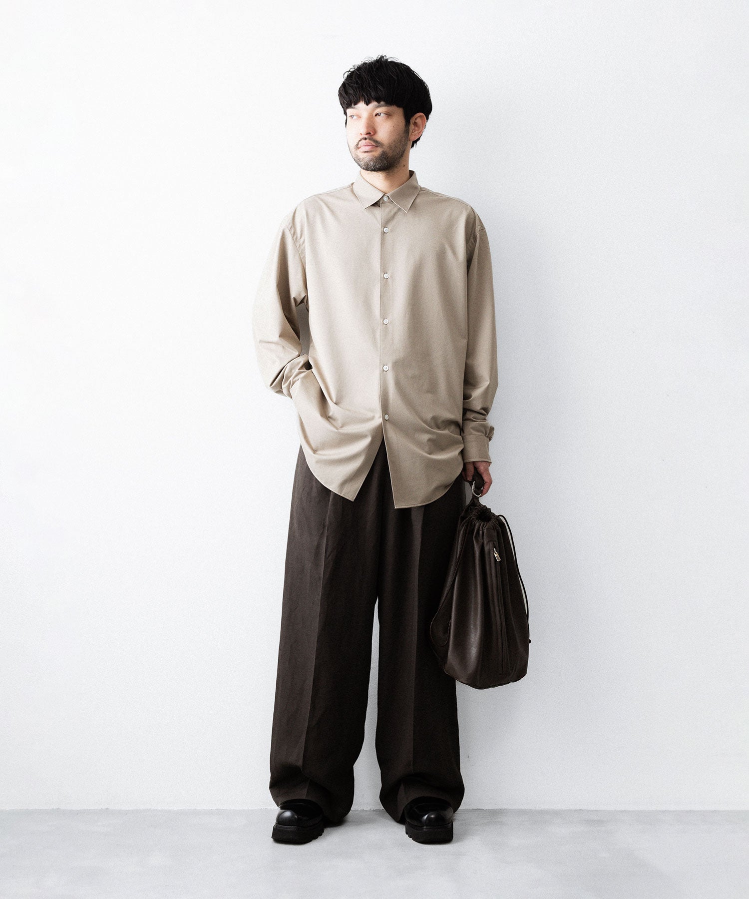 ssstein / シュタイン】VIS/LI/RA TWILL EASY LONG WIDE TROUSERS