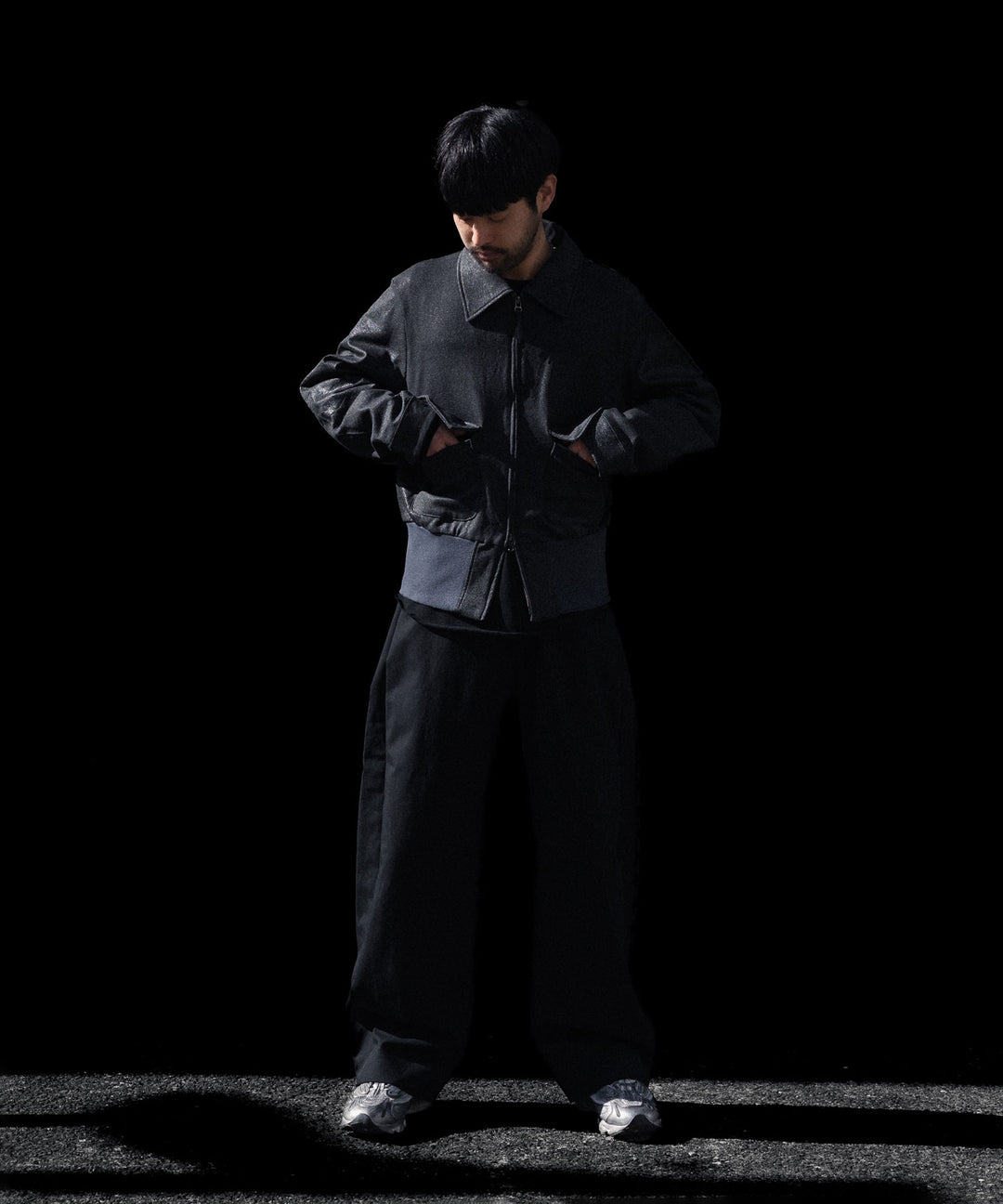 ssstein(シュタイン)のDOUBLE WEAVE COTTON ROUND PANTS - BLACKの公式通販サイトsession福岡セレクトショップ