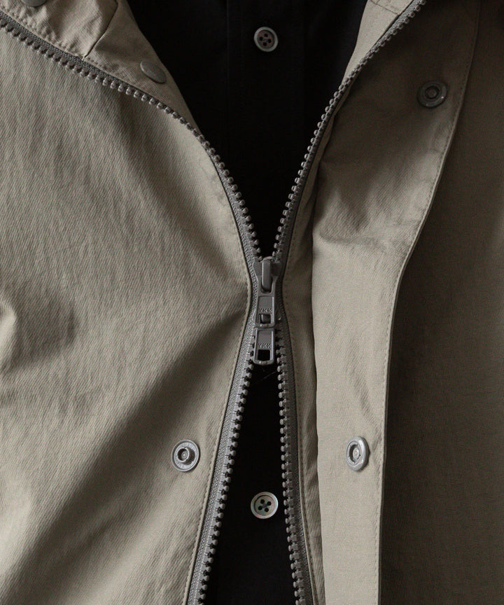 ssstein(シュタイン)の24AWコレクション NYLON TWILL HOODED ZIP UP JACKET - BEIGE 公式通販サイトsession福岡セレクトショップ