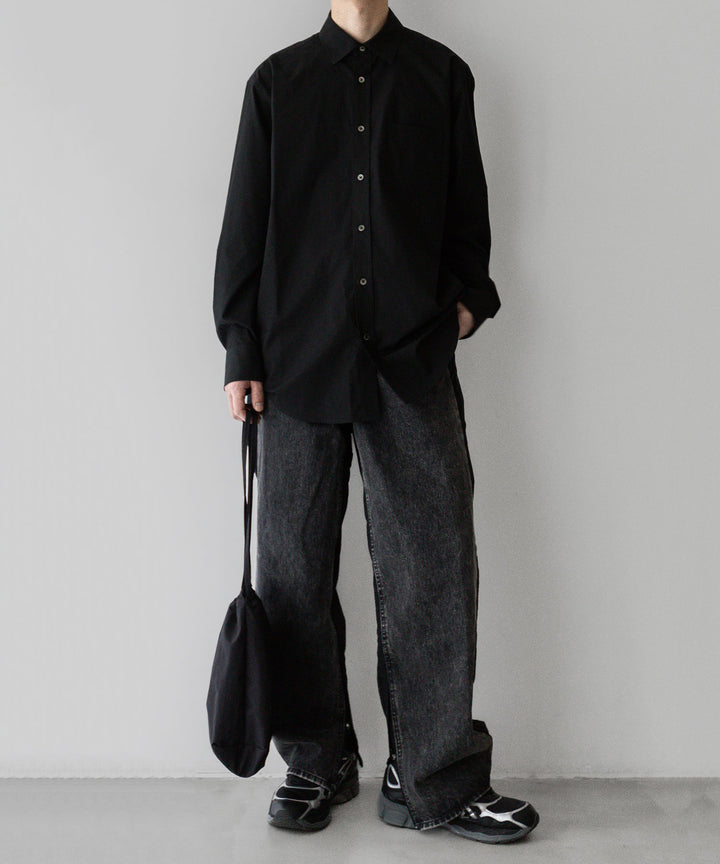 stein(シュタイン)の24SSコレクションOVERSIZED STANDARD SHIRTのBLACK