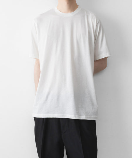【ssstein】SUVIN COTTON BASIC TEE - OFF WHITE