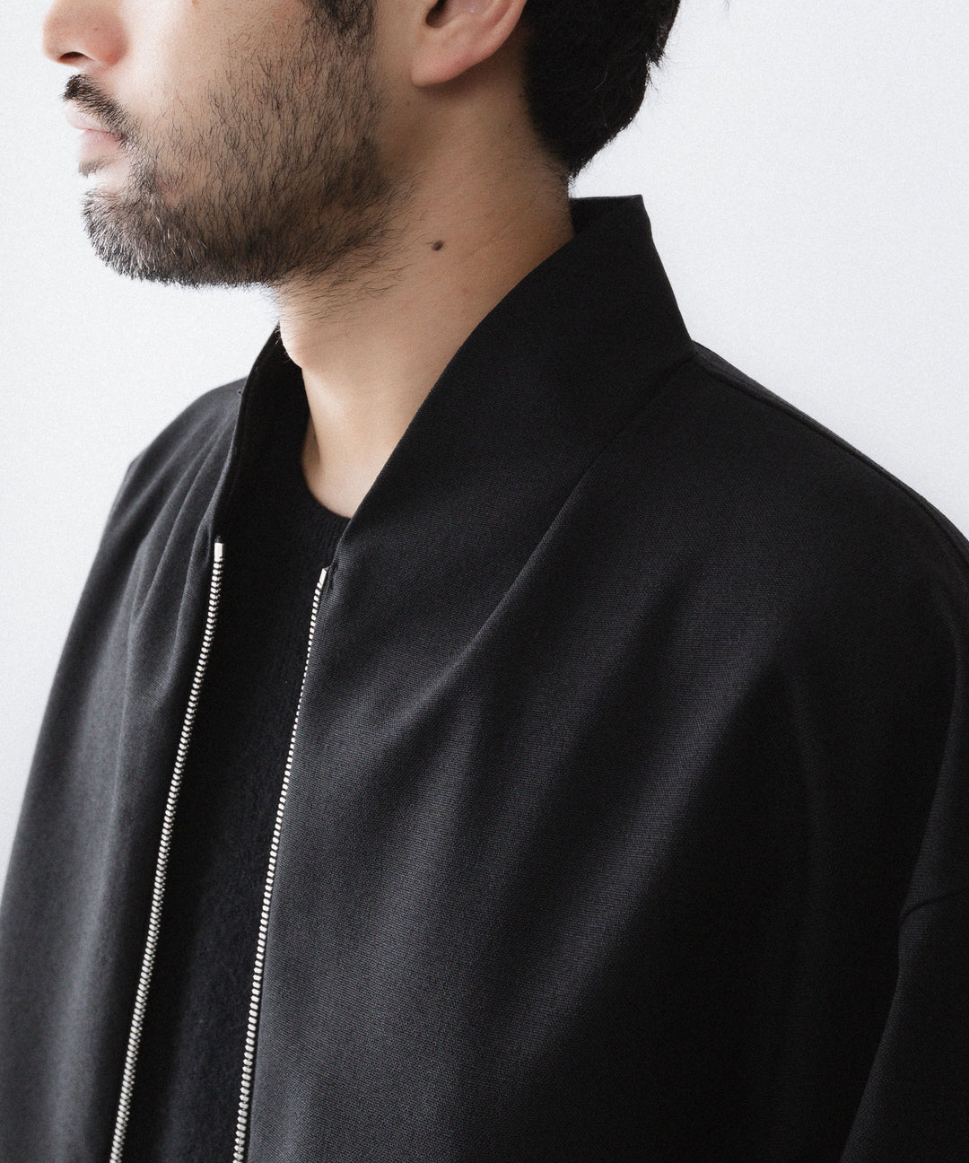 【paratrait】WOOL BLOUSON - BLACK