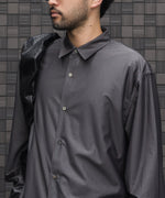 画像をギャラリービューアに読み込む, KANEMASA PHIL. カネマサフィルの46G STRIPE MODEST SHIRTのCHARCOAL BROWN 公式通販サイトsession福岡セレクトショップ
