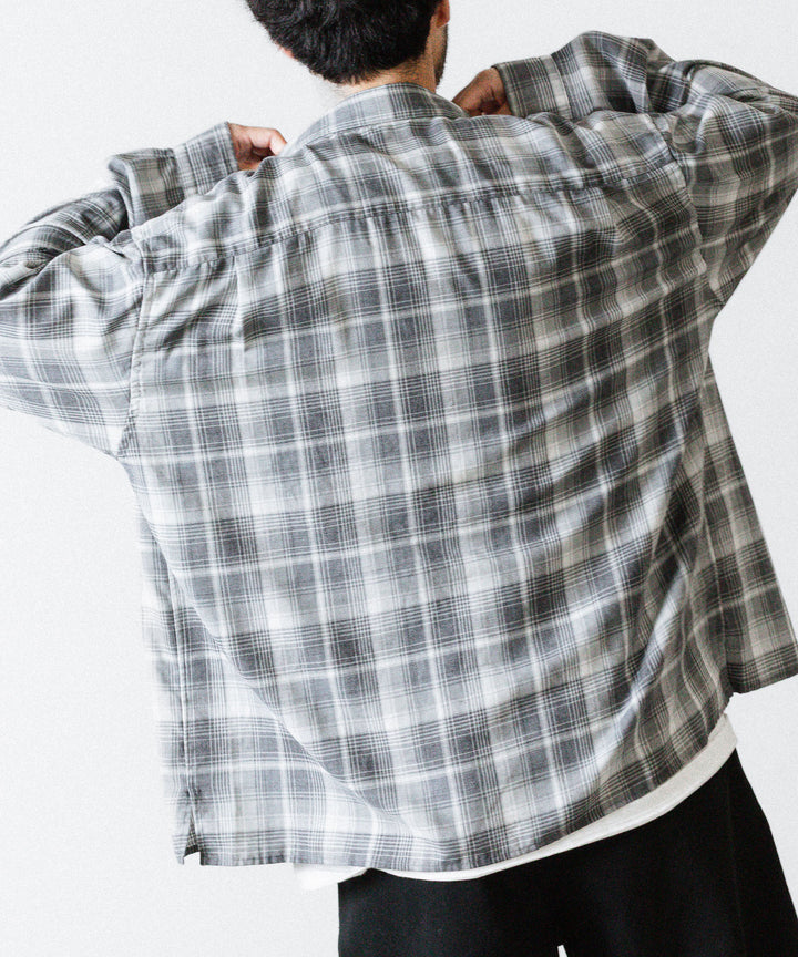 paratrait パラトレイトのCHECK LS SHIRTのBLACK 公式通販サイトsession福岡セレクトショップ