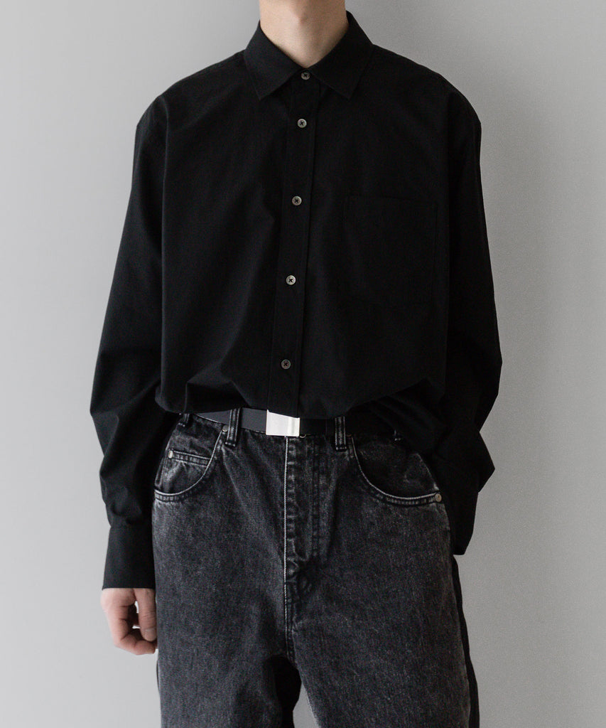 stein / シュタイン】OVERSIZED STANDARD SHIRT - BLACK | 公式通販