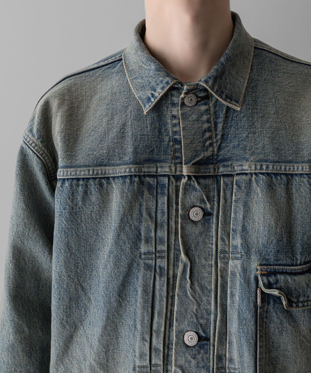 インテリムのHYPER BIG VINTAGE WASHED "1ST KIBATA SHUTTLE DENIM JACKETのSHABBY sessionセッション福岡セレクトショップ 公式通販サイト