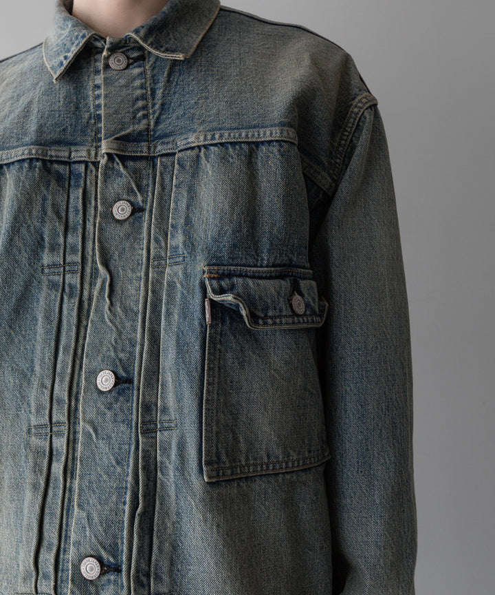 インテリムのHYPER BIG VINTAGE WASHED "1ST KIBATA SHUTTLE DENIM JACKETのSHABBY sessionセッション福岡セレクトショップ 公式通販サイト