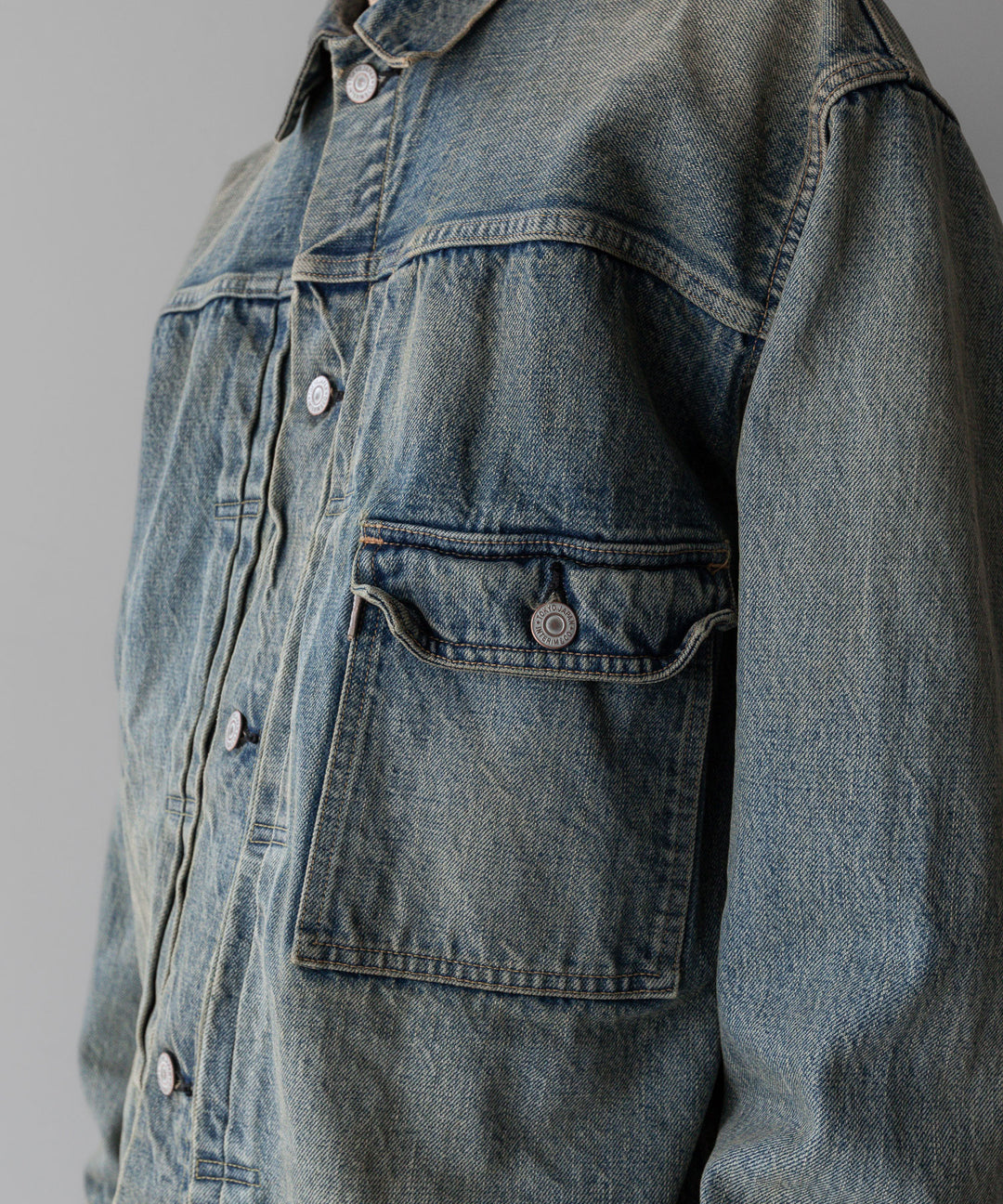 インテリムのHYPER BIG VINTAGE WASHED "1ST KIBATA SHUTTLE DENIM JACKETのSHABBY sessionセッション福岡セレクトショップ 公式通販サイト