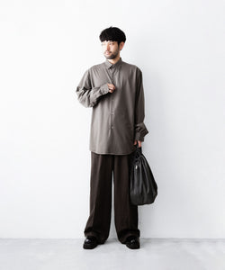 KANEMASA PHIL.】46G MODEST SHIRT - CHARCOAL | 公式通販サイト
