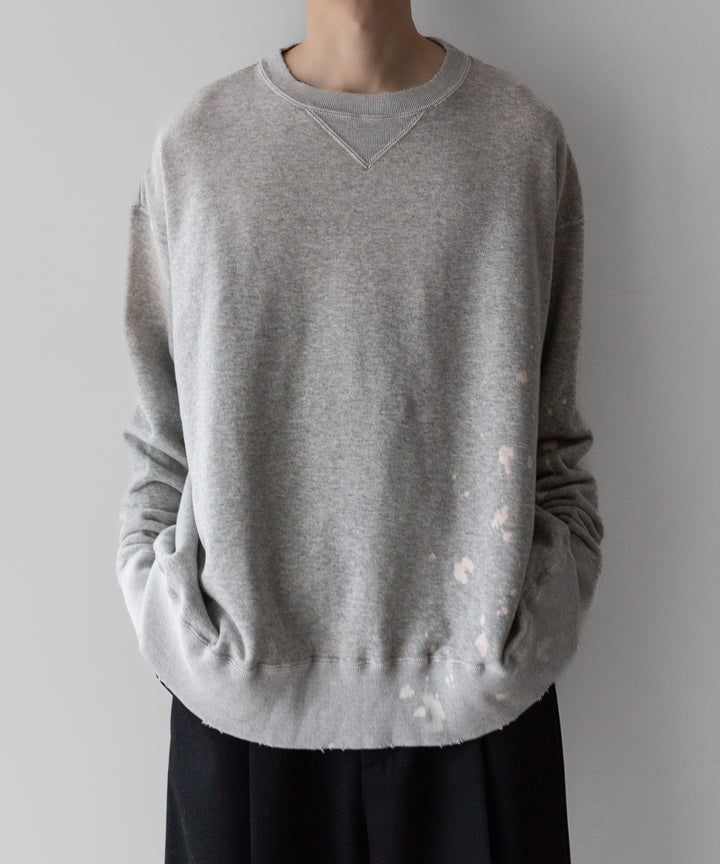 【INTÉRIM】インテリムのBLEACH HYPER BIG V LOOP WHEEL SEAMLESS SWEAT SHIRT - B.A.GRAY 公式通販サイトsession福岡せレクトショップ