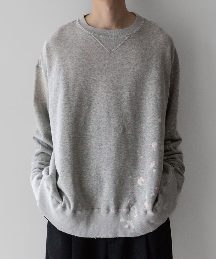 【INTÉRIM】インテリムのBLEACH HYPER BIG V LOOP WHEEL SEAMLESS SWEAT SHIRT - B.A.GRAY 公式通販サイトsession福岡せレクトショップ