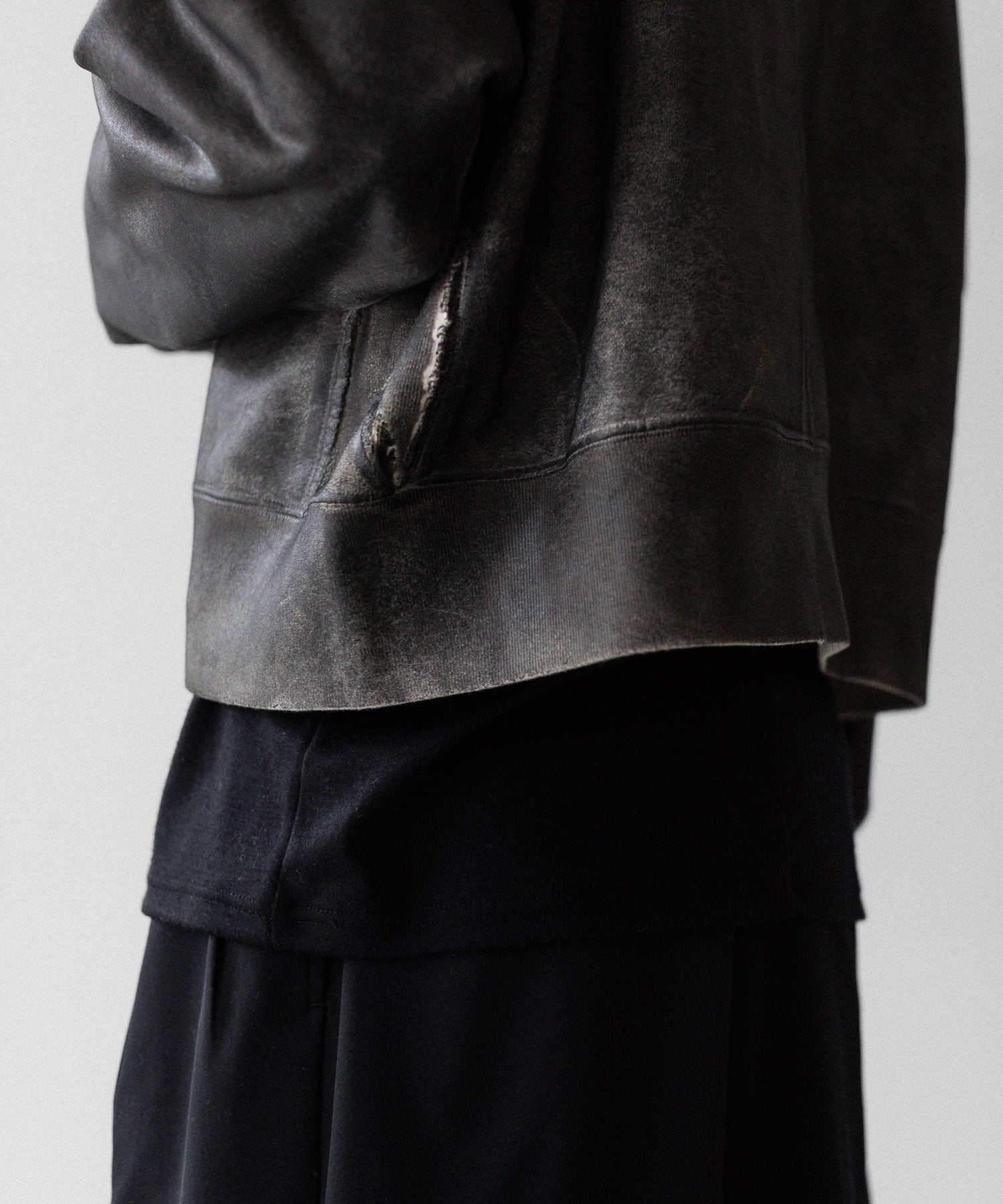 SUBLATIONS サブレーションズのCRACKING COATED PARKAのWHITE BASE 公式通販サイトsession福岡セレクトショップ