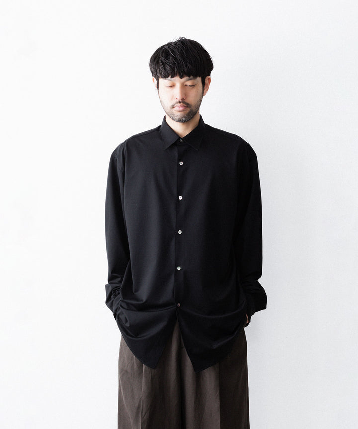 KANEMASA PHIL. カネマサフィル 46G MODEST SHIRTのBLACK 公式通販サイトsession福岡セレクトショップ