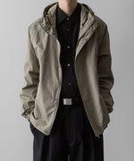 画像をギャラリービューアに読み込む, ssstein(シュタイン)の24AWコレクション NYLON TWILL HOODED ZIP UP JACKET - BEIGE 公式通販サイトsession福岡セレクトショップ
