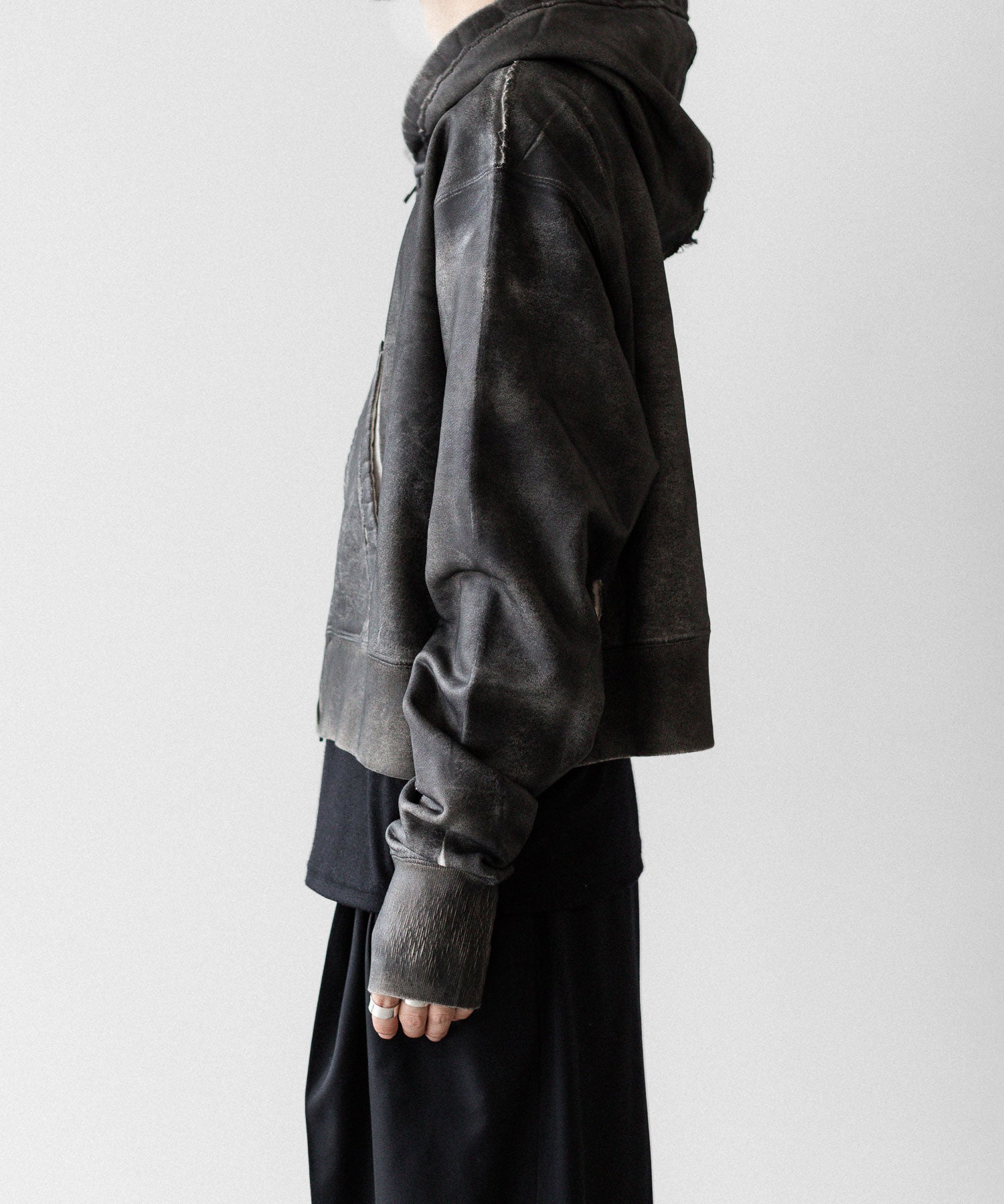 SUBLATIONS サブレーションズのCRACKING COATED PARKAのWHITE BASE 公式通販サイトsession福岡セレクトショップ