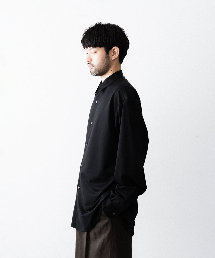 KANEMASA PHIL. カネマサフィル 46G MODEST SHIRTのBLACK 公式通販サイトsession福岡セレクトショップ