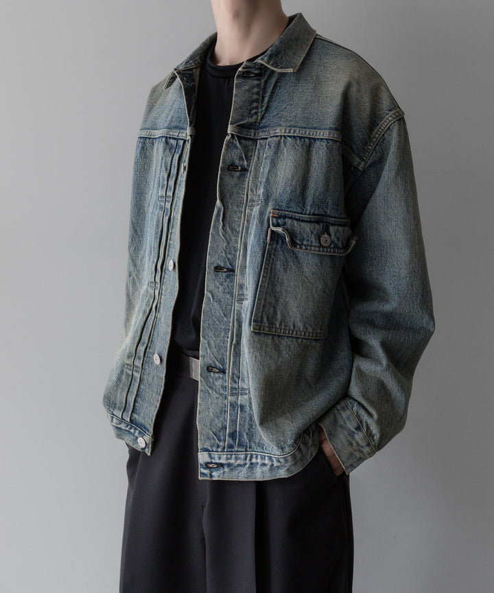 インテリムのHYPER BIG VINTAGE WASHED "1ST KIBATA SHUTTLE DENIM JACKETのSHABBY sessionセッション福岡セレクトショップ 公式通販サイト