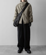 画像をギャラリービューアに読み込む, ssstein(シュタイン)の24AWコレクション NYLON TWILL HOODED ZIP UP JACKET - BEIGE 公式通販サイトsession福岡セレクトショップ
