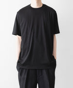 画像をギャラリービューアに読み込む, ssstein(シュタイン)のSUVIN COTTON BASIC TEE - BLACKの公式通販サイトsession福岡セレクトショップ
