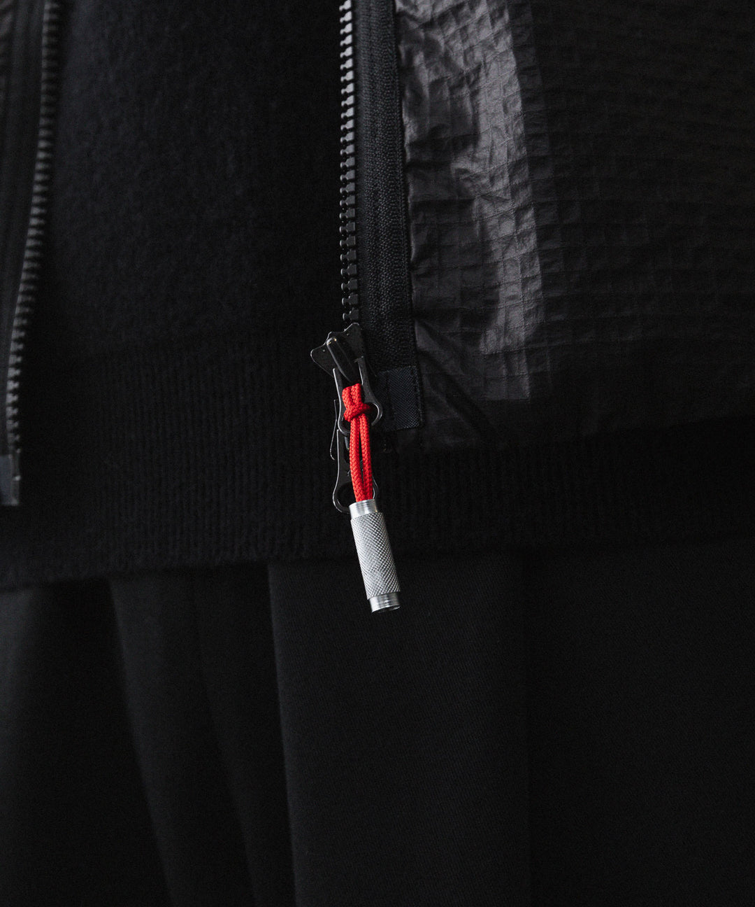 【paratrait】FROG SKIN BLOUSON - BLACK