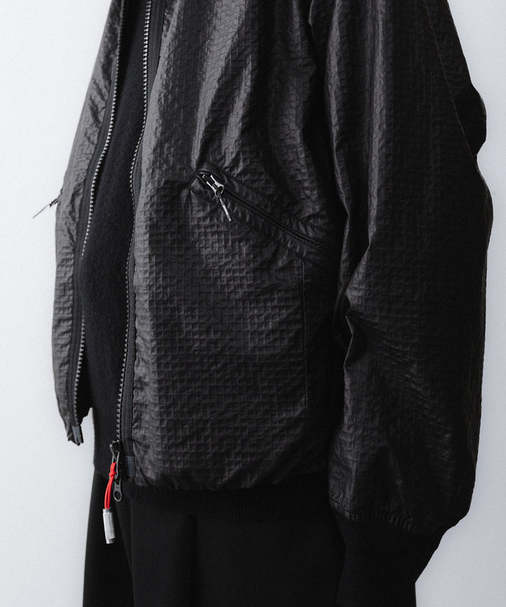 【paratrait】FROG SKIN BLOUSON - BLACK