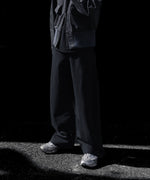 画像をギャラリービューアに読み込む, ssstein(シュタイン)のDOUBLE WEAVE COTTON ROUND PANTS - BLACKの公式通販サイトsession福岡セレクトショップ

