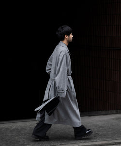 ssstein / シュタイン】OVERSIZED DOUBLE BREASTED COAT - GREY | 公式