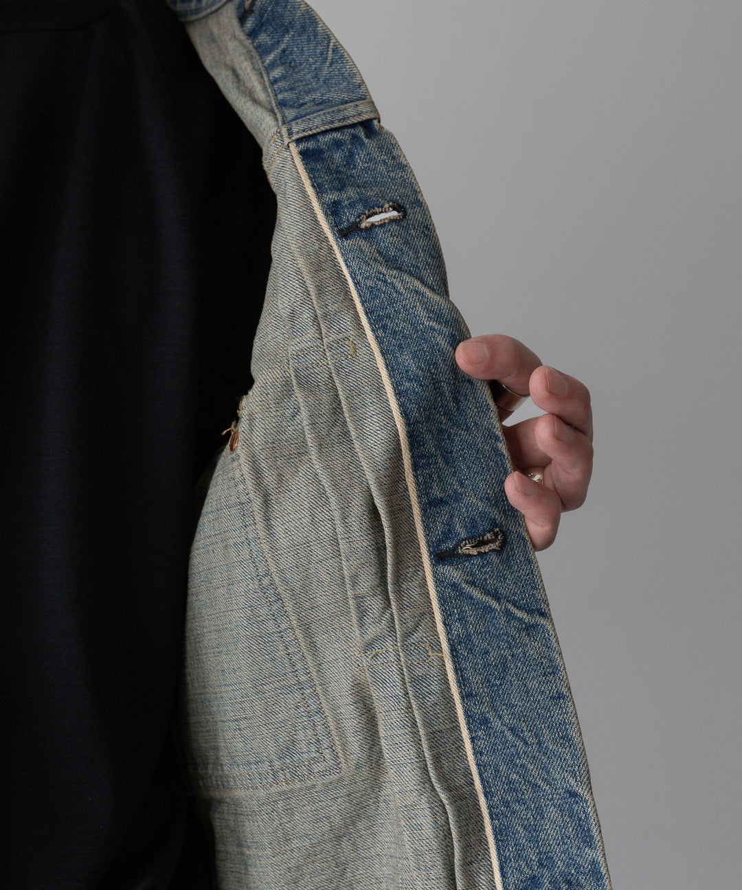 インテリムのHYPER BIG VINTAGE WASHED "1ST KIBATA SHUTTLE DENIM JACKETのSHABBY sessionセッション福岡セレクトショップ 公式通販サイト