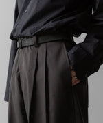 画像をギャラリービューアに読み込む, ssstein(シュタイン)の24AWコレクション LONG WIDE TROUSERS (2/72 WOOL GABARDINE) - GREY KHAKI 公式通販サイトsession福岡セレクトショップ
