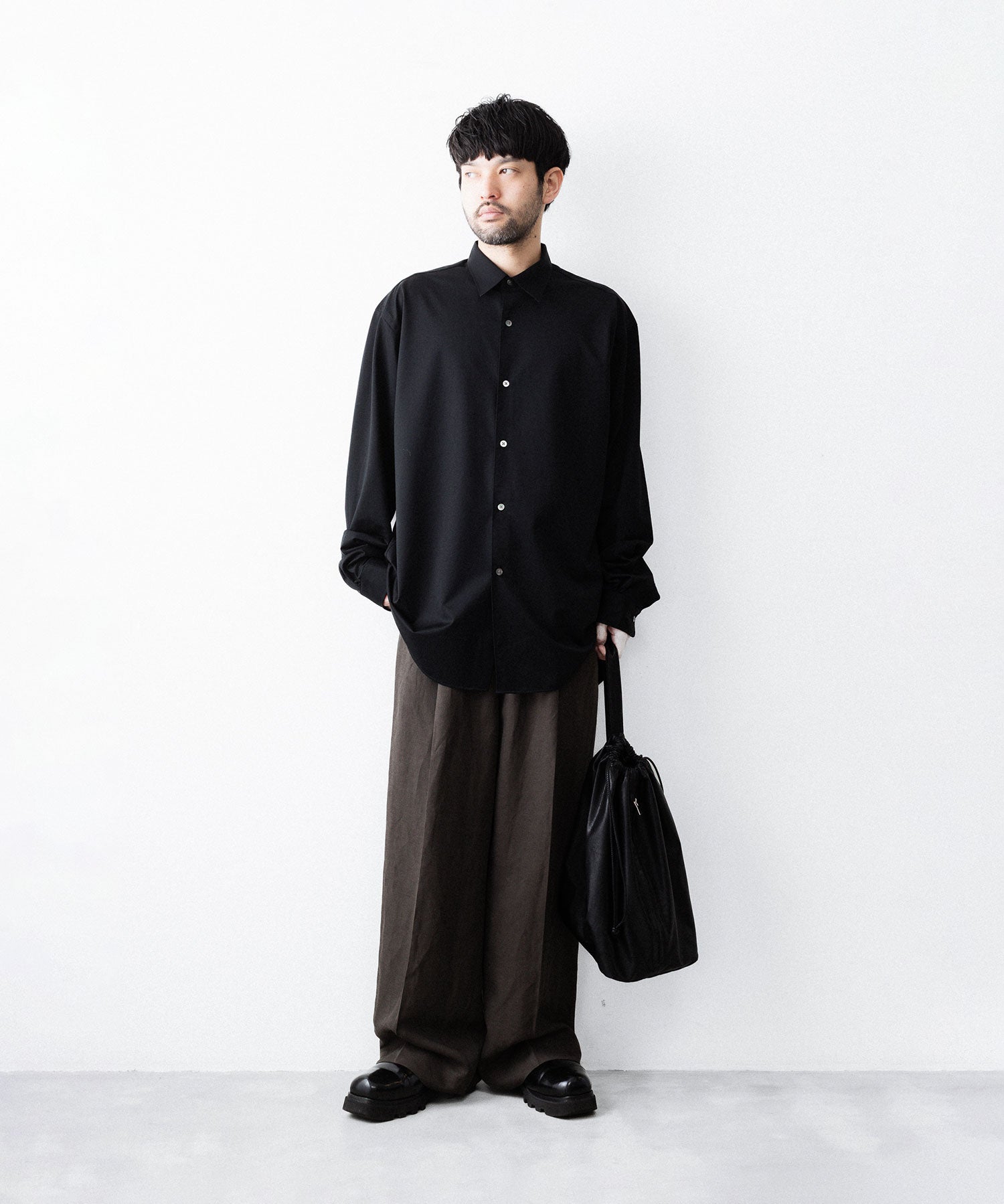 ssstein / シュタイン】VIS/LI/RA TWILL EASY LONG WIDE TROUSERS