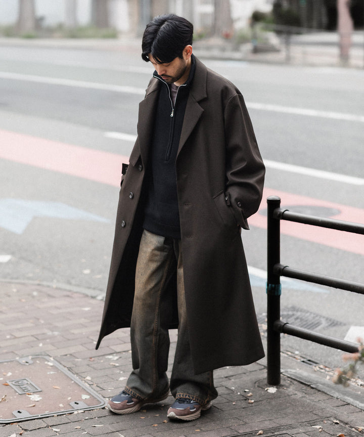 ssstein シュタイン LAY CHESTER COATの GREY BROWN公式通販サイトsession福岡セレクトショップ