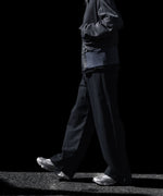 画像をギャラリービューアに読み込む, ssstein(シュタイン)のDOUBLE WEAVE COTTON ROUND PANTS - BLACKの公式通販サイトsession福岡セレクトショップ
