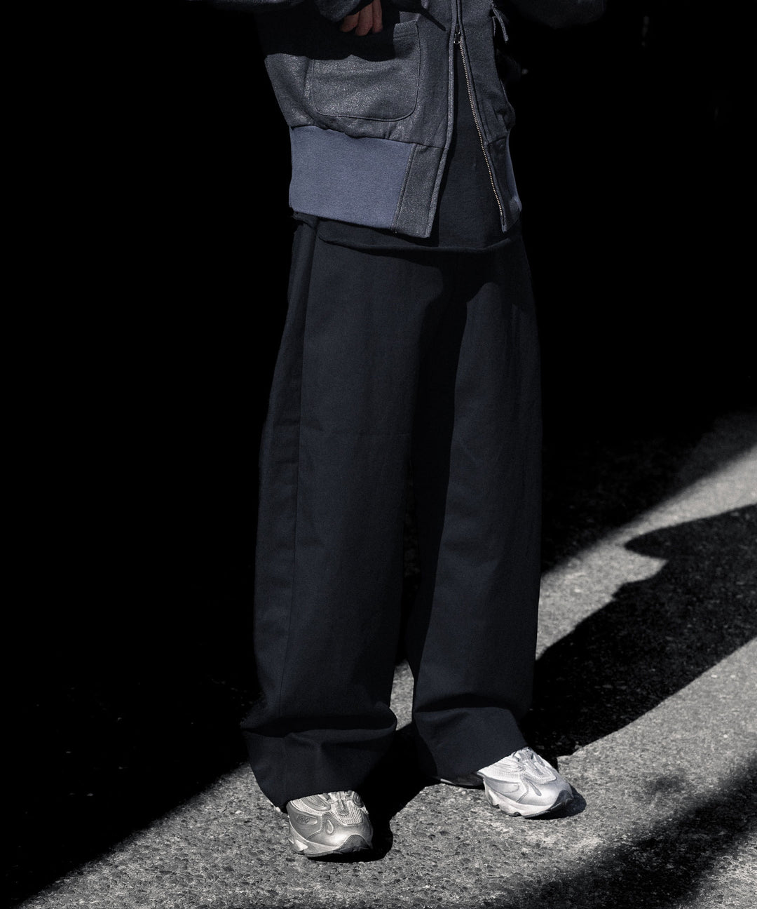 ssstein(シュタイン)のDOUBLE WEAVE COTTON ROUND PANTS - BLACKの公式通販サイトsession福岡セレクトショップ