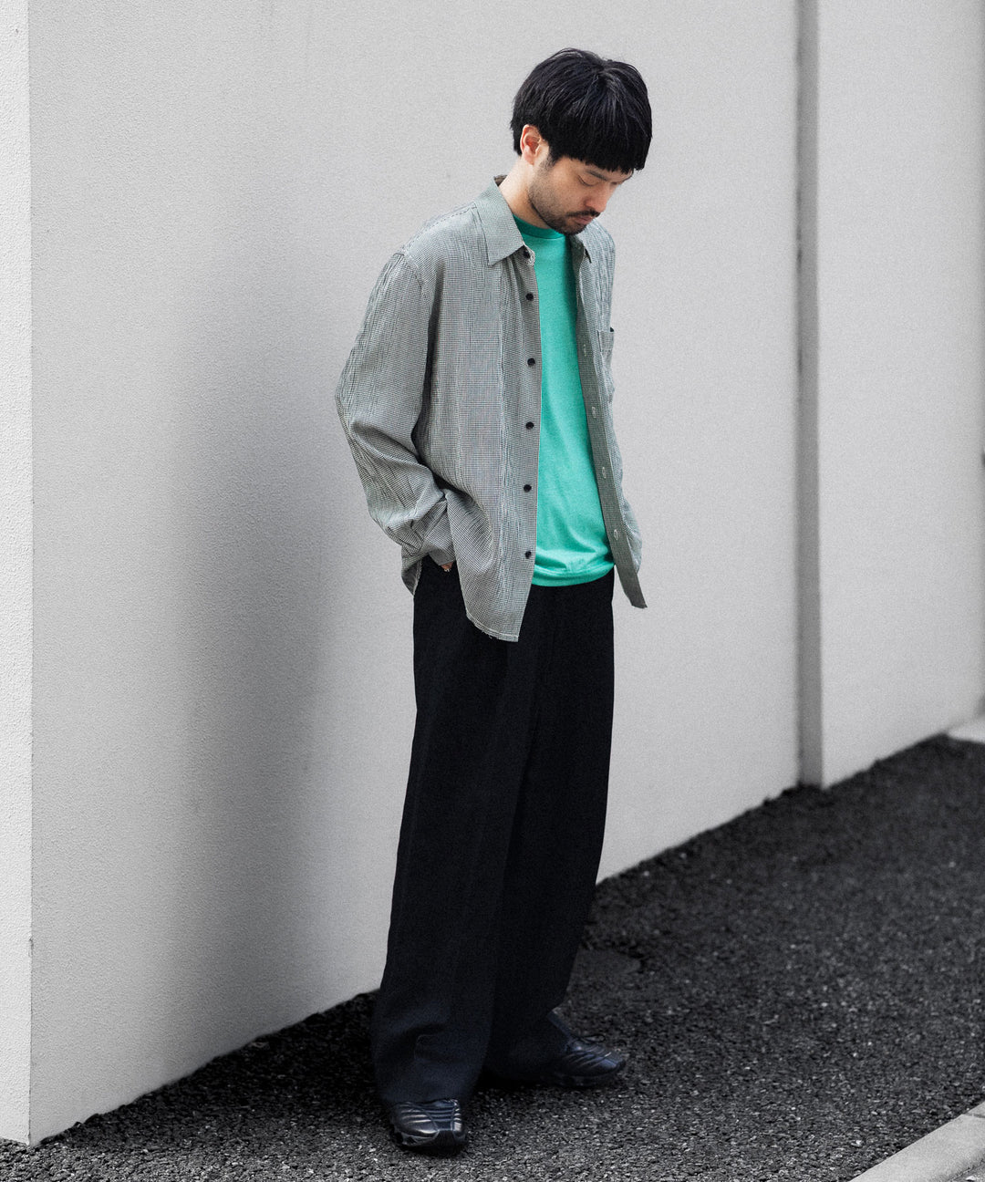 CODA -コーダのCHECKED RAW EDGES JAZZ SHIRTのCHECK公式通販サイトsession福岡セレクトショップ