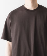 画像をギャラリービューアに読み込む, ssstein(シュタイン)のSUVIN COTTON BASIC TEE - DARK BROWNの公式通販サイトsession福岡セレクトショップ

