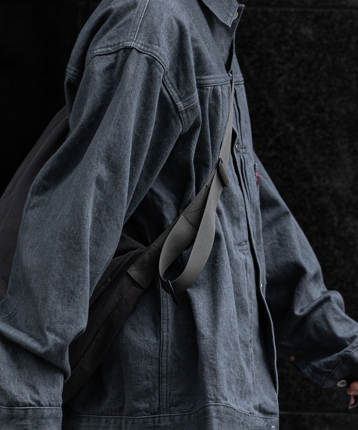【INTÉRIM】インテリムの対戦モデルGジャン HYPER BIG WWII “1ST” SHUTTLE DENIM JACKET - GRAY