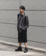 画像をギャラリービューアに読み込む, KANEMASA PHIL. カネマサフィルの46G STRIPE MODEST SHIRTのCHARCOAL BROWN 公式通販サイトsession福岡セレクトショップ
