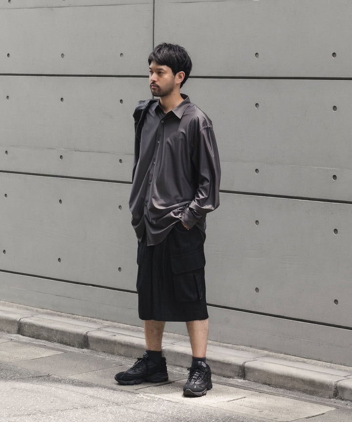 ssstein-シュタインのVIS/LI BRIGHT TWILL CARGO SHORT TROUSERSのDARK CHARCOAL公式通販サイトsession福岡セレクトショップ