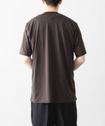 画像をギャラリービューアに読み込む, ssstein(シュタイン)のSUVIN COTTON BASIC TEE - DARK BROWNの公式通販サイトsession福岡セレクトショップ
