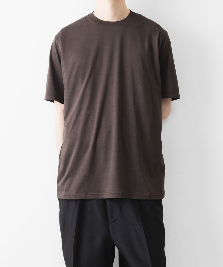 ssstein(シュタイン)のSUVIN COTTON BASIC TEE - DARK BROWNの公式通販サイトsession福岡セレクトショップ