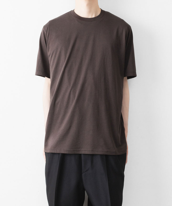 ssstein(シュタイン)のSUVIN COTTON BASIC TEE - DARK BROWNの公式通販サイトsession福岡セレクトショップ