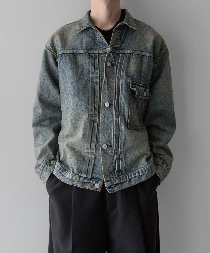インテリムのHYPER BIG VINTAGE WASHED "1ST KIBATA SHUTTLE DENIM JACKETのSHABBY sessionセッション福岡セレクトショップ 公式通販サイト