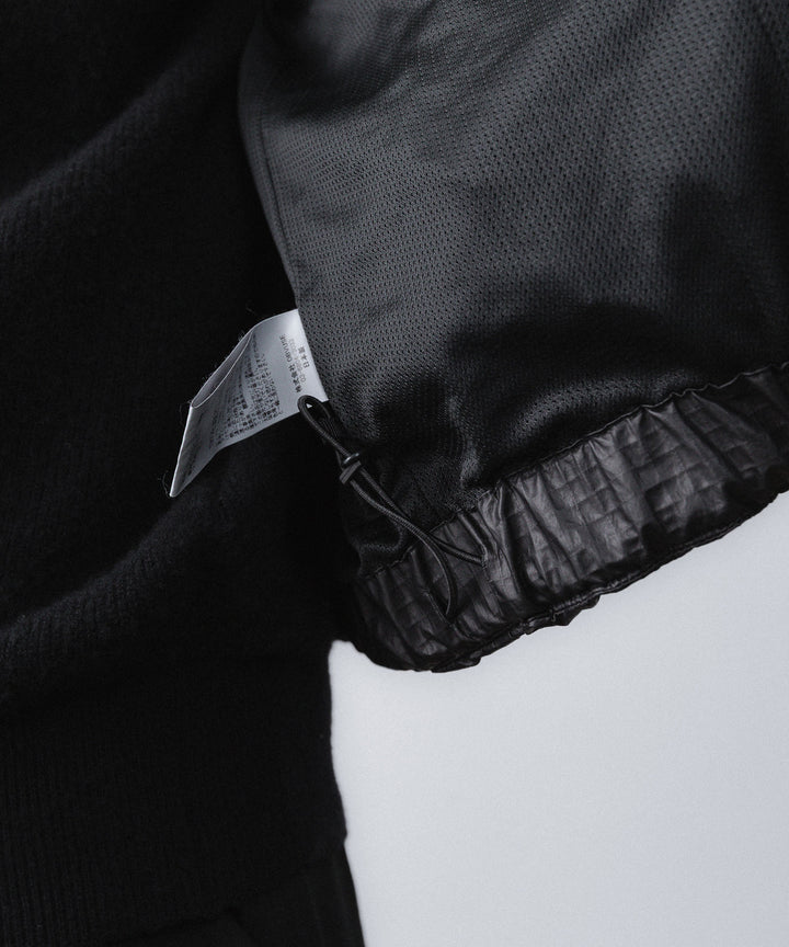 【paratrait】FROG SKIN BLOUSON - BLACK